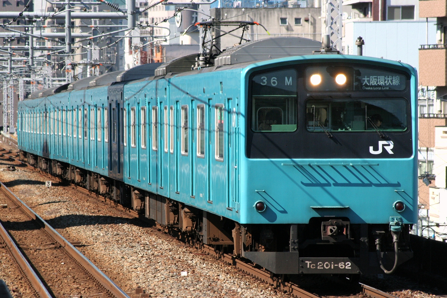 Jr西 1系 30n体質改善車 スカイブルー色 大阪環状線 写真あげ庫