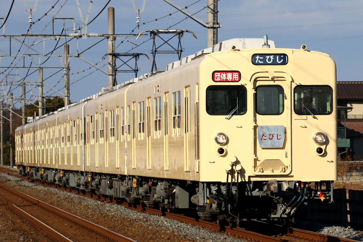 東武 8000系 原形 復刻塗装編成 セイジクリーム色 写真あげ庫