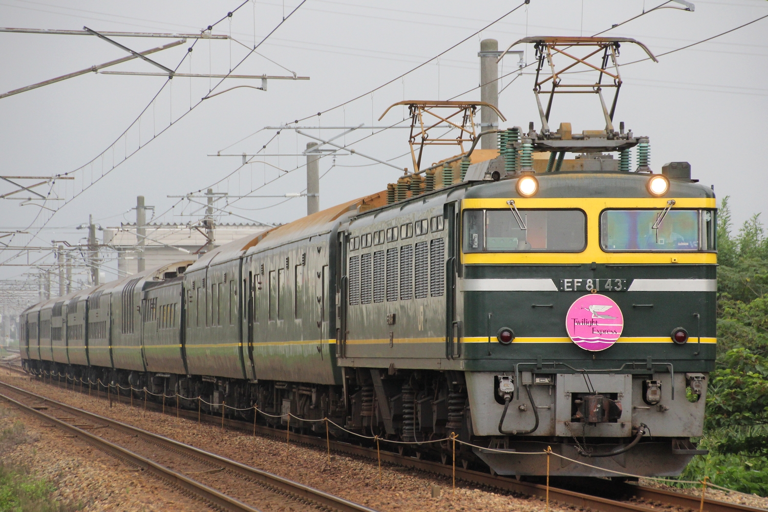 JR 24系・25系 寝台客車 　動力車（EF81トワイライト色）付き JR 24系・25系 寝台客車 動力車（EF81トワイライト色）付き JR 24系