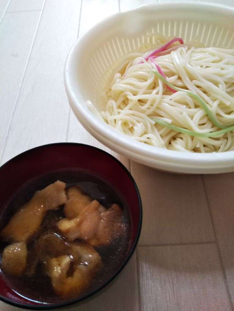 お料理レシピ ひやむぎ 鶏肉とネギのつけ麺 Peachも桃もモモのうち すもものhappyキッチン のったら小説 ドタバタ日記 お料理レシピ ひやむぎ 鶏肉とネギのつけ麺 Peachも桃もモモのうち すもものhappyキッチン のったら小説 ドタバタ日記