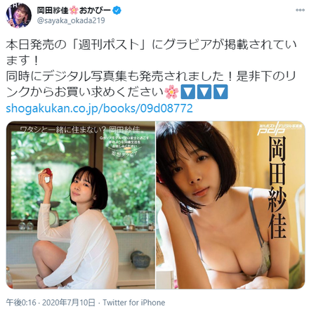 岡田紗佳Gカップ水着グラビア