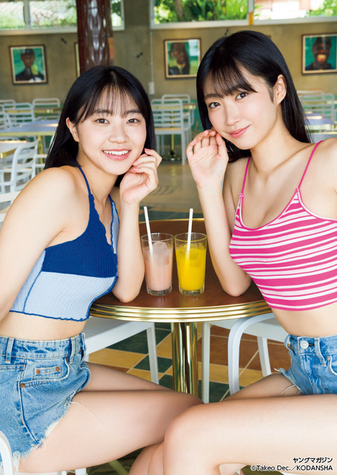 ミスマガジン2022Wグランプリ瑚々&咲田ゆな水着グラビア