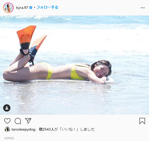 白波瀬海来インスタ水着グラビア (18)