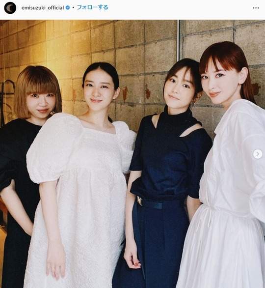 鈴木えみ、武井咲、桐谷美玲のママ友3ショット
