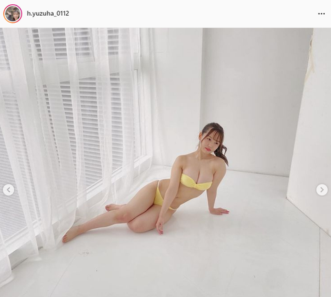 NMB48本郷柚巴ブブカ水着グラビア