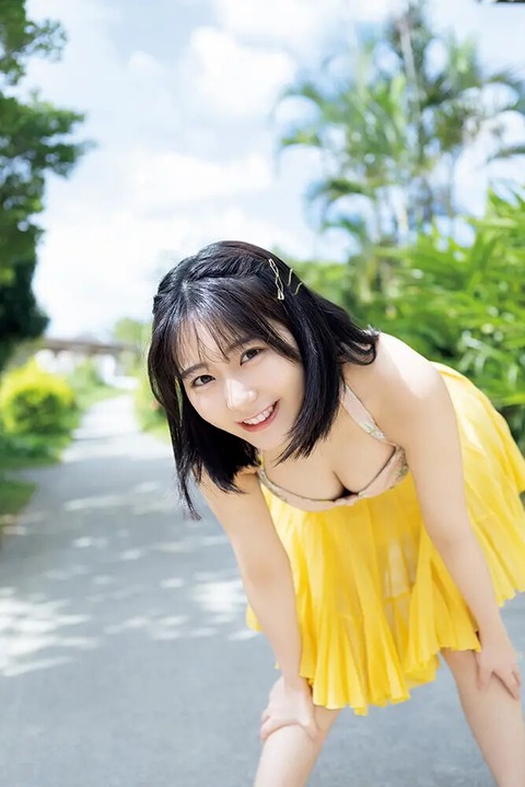 HKT48田中美久ヤングアニマル水着グラビア (3)