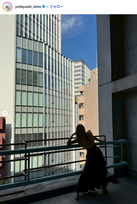 元乃木坂46与田祐希へそ出しドラマオフショット