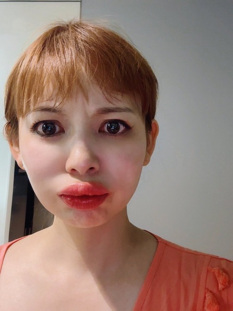 中川翔子くちびる5倍写真