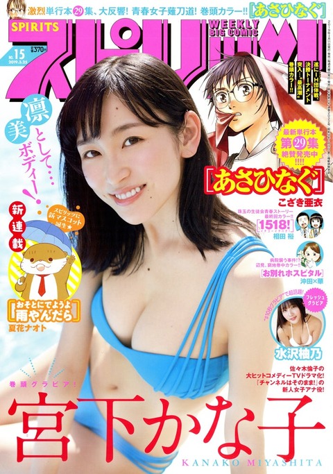 宮下かな子スピリッツ水着グラビア