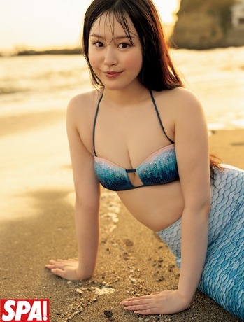【水着画像】元ハロプログループのリーダー、奇抜なグラビアを披露してしまうwwwwww新沼希空、「週刊SPA!」でマーメイドに大変身！！！