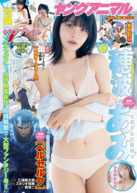 穂波あみヤングアニマル水着グラビア