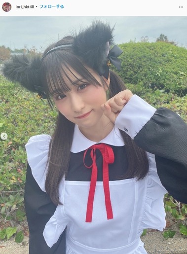 HKT48田中伊桜莉インスタコスプレ