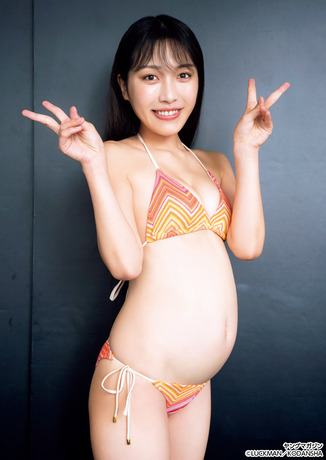 食いしん坊女子りっかちゃんヤンマガ初水着グラビア