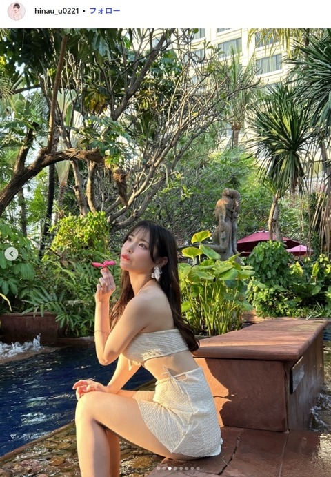 元STU48岩田陽菜ビキニ水着姿