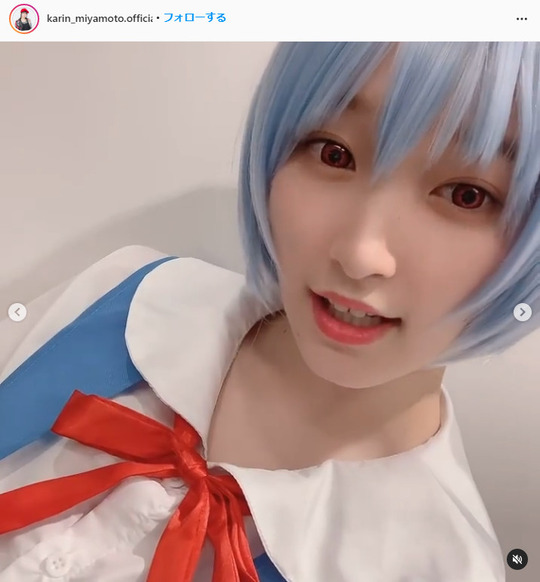 宮本佳林メイドコスプレ (3)