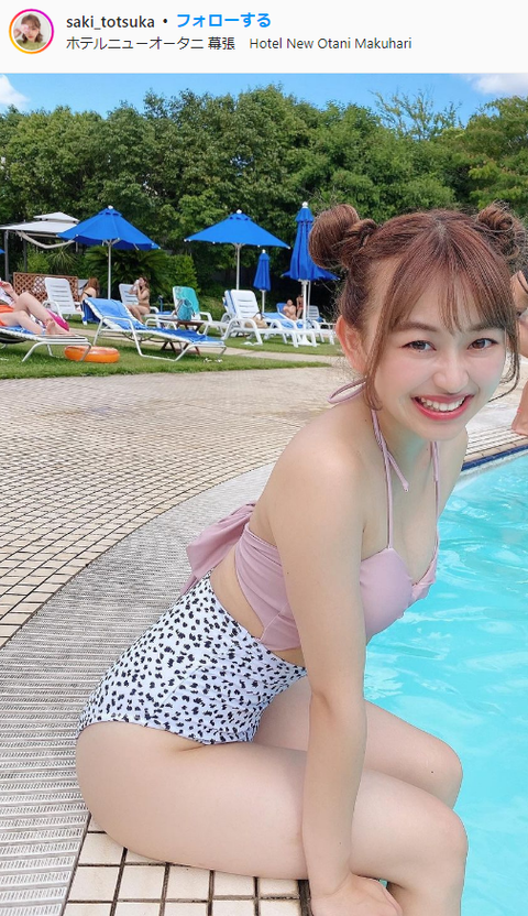 あざかわ系モデル戸塚咲季水着姿