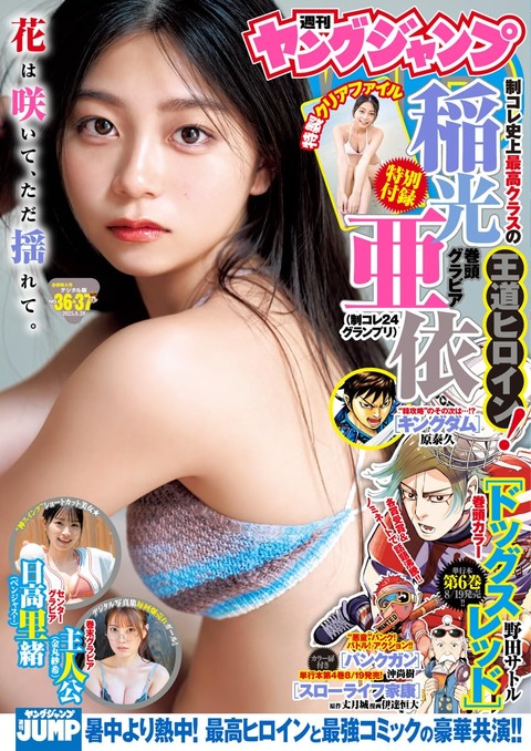 稲光亜依ヤンジャン水着グラビア