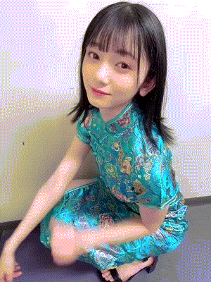 熊澤風花SEXYチャイナドレス姿GIF