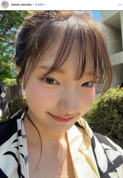 里仲菜月SPA水着グラビアオフショット