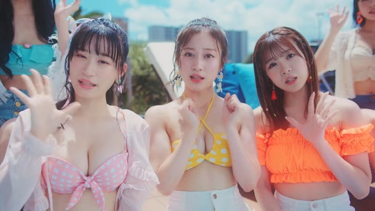 NMB48「渚サイコー!」水着MV (9)