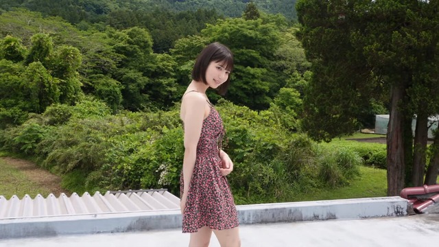 葉月花音ヤンマガ初水着グラビアメイキング (7)
