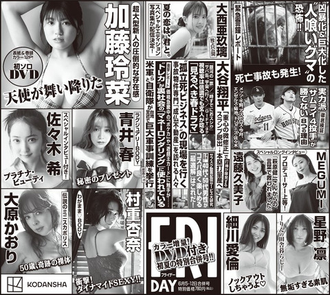 加藤玲菜FRIDAY水着グラビア
