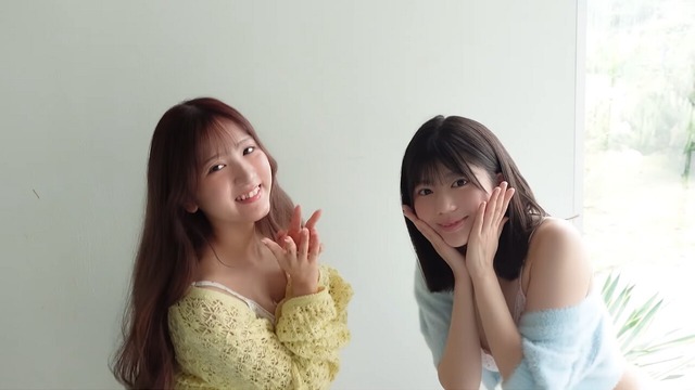 HKT48福井可憐＆石井彩音ヤンマガ初水着グラビア (18)