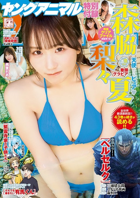 森脇梨々夏ヤングアニマル水着グラビア