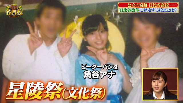 角谷暁子アナのJK時代がかわいい