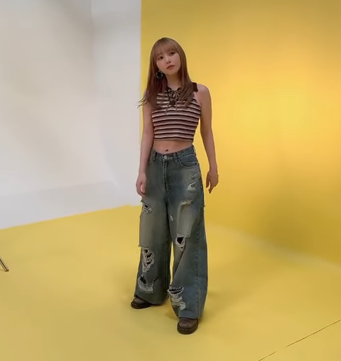 元乃木坂46与田祐希へそ出しドラマオフショット