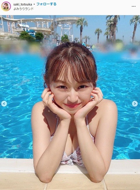 あざかわ系モデル戸塚咲季水着姿