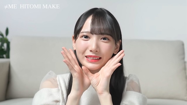 ≠ME鈴木瞳美すっぴんから完成まで (14)