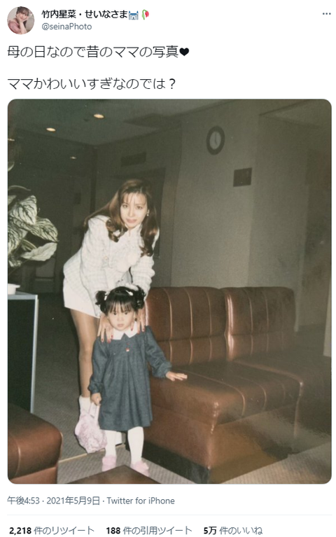 竹内星菜美人すぎるママ