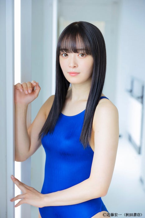 優希クロエのヤングチャンピオン水着グラビア