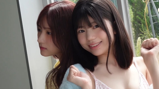 HKT48福井可憐＆石井彩音ヤンマガ初水着グラビア (16)