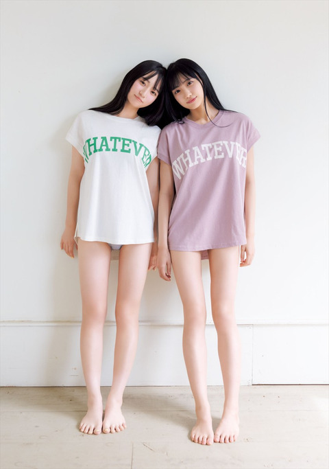 来夢ねお&杏仁みるヤンジャン水着グラビア