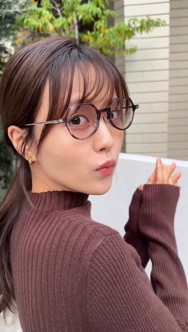新田さちかあざとニットワンピ (12)