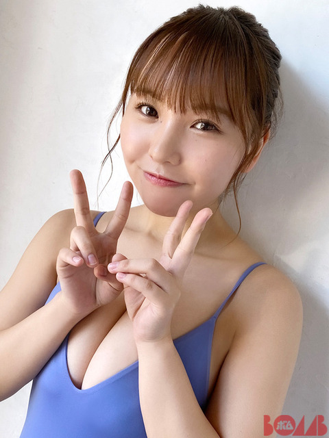 NMB48本郷柚巴推定Iカップ水着グラビア