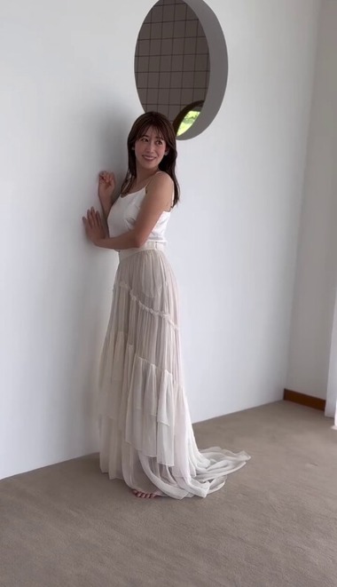 元NHK中川安奈アナ初グラビアオフショット (12)