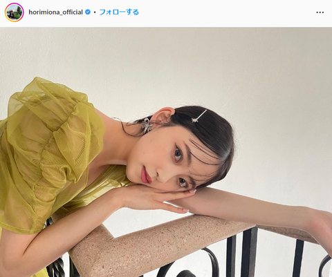 元乃木坂46堀未央奈2023年カレンダーオフショット