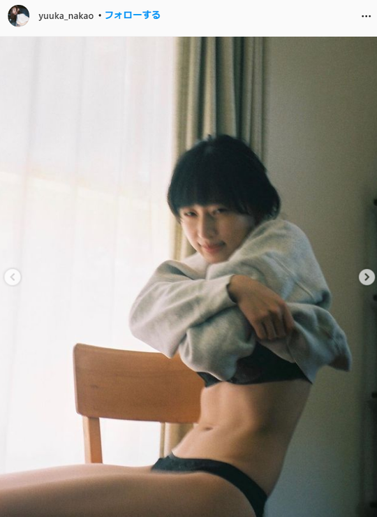 中尾有伽セクシーインスタグラム