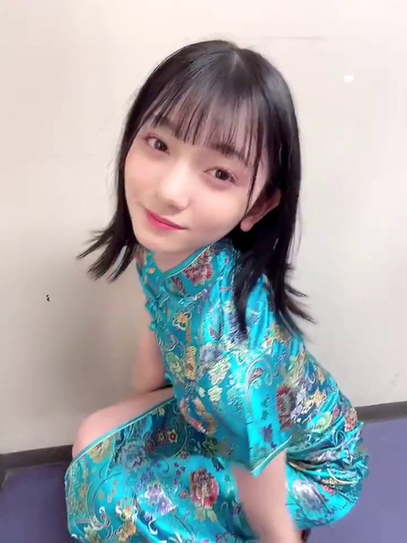 熊澤風花SEXYチャイナドレス姿 (2)