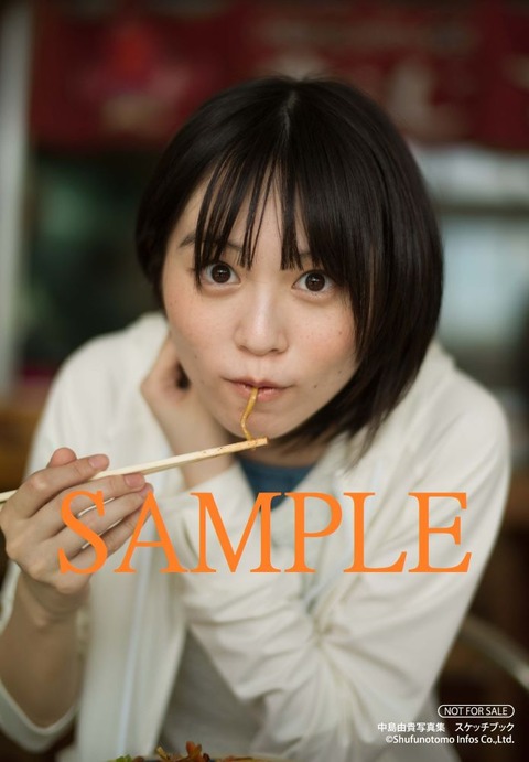 中島由貴の写真集「スケッチブック」