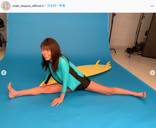 岡副麻希インスタ水着姿写真