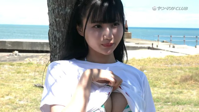 杏仁みるヤンマガ初水着グラビアメイキング (4)