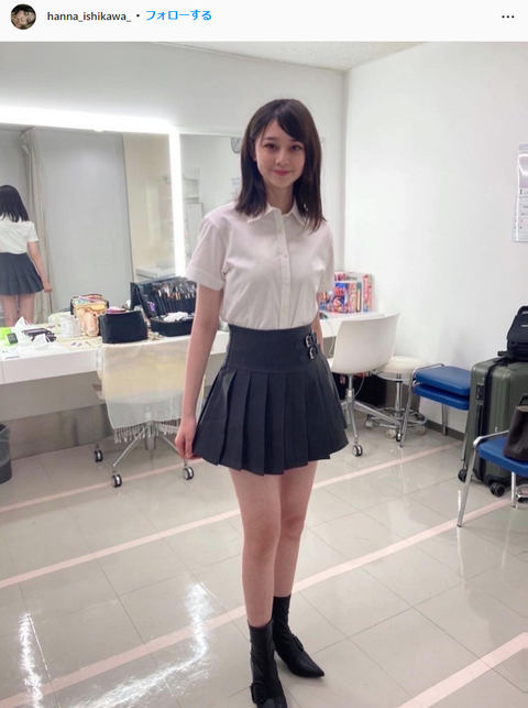 石川花可愛すぎるインスタグラム