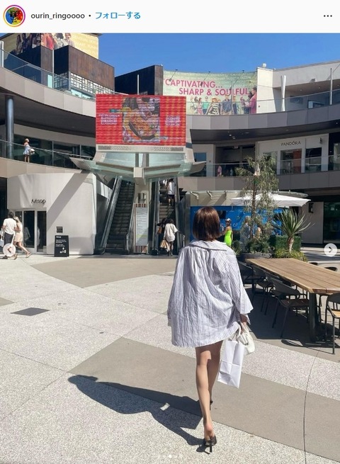 王林黒ビキニインスタ写真
