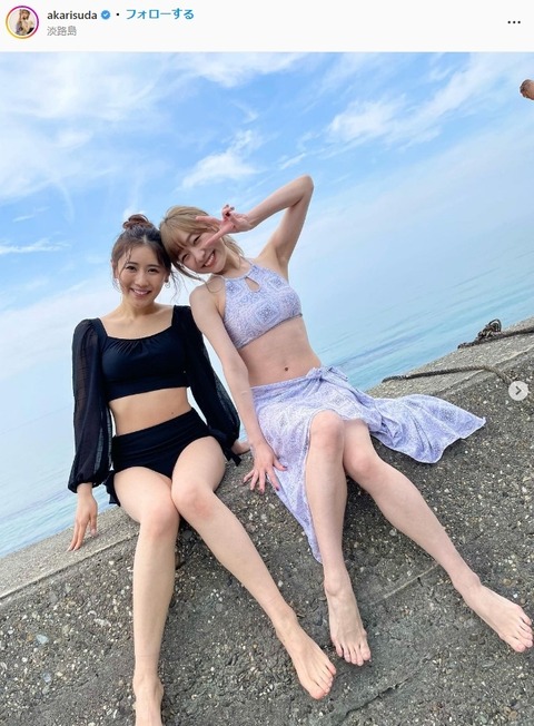 SKE48須田亜香里水着グラビア