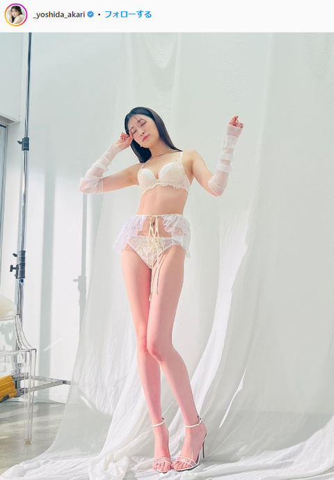 元NMB48吉田朱里ピーチジョン白下着モデル