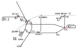 関西日本鉄道（プラレ）路線図